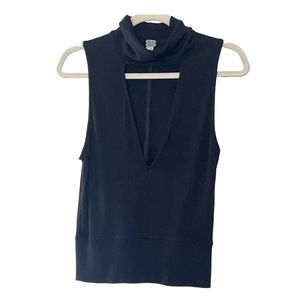 Free People Black Sleeveless‎ Top- Size PS